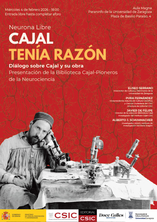 Presentación de la «Biblioteca Cajal» en la Universidad de Zaragoza