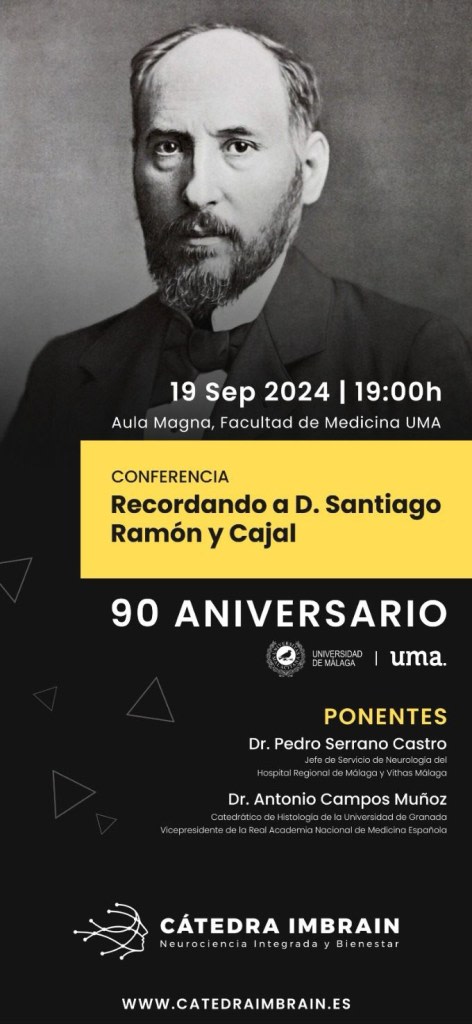 90 Aniversario de Santiago Ramón y Cajal
