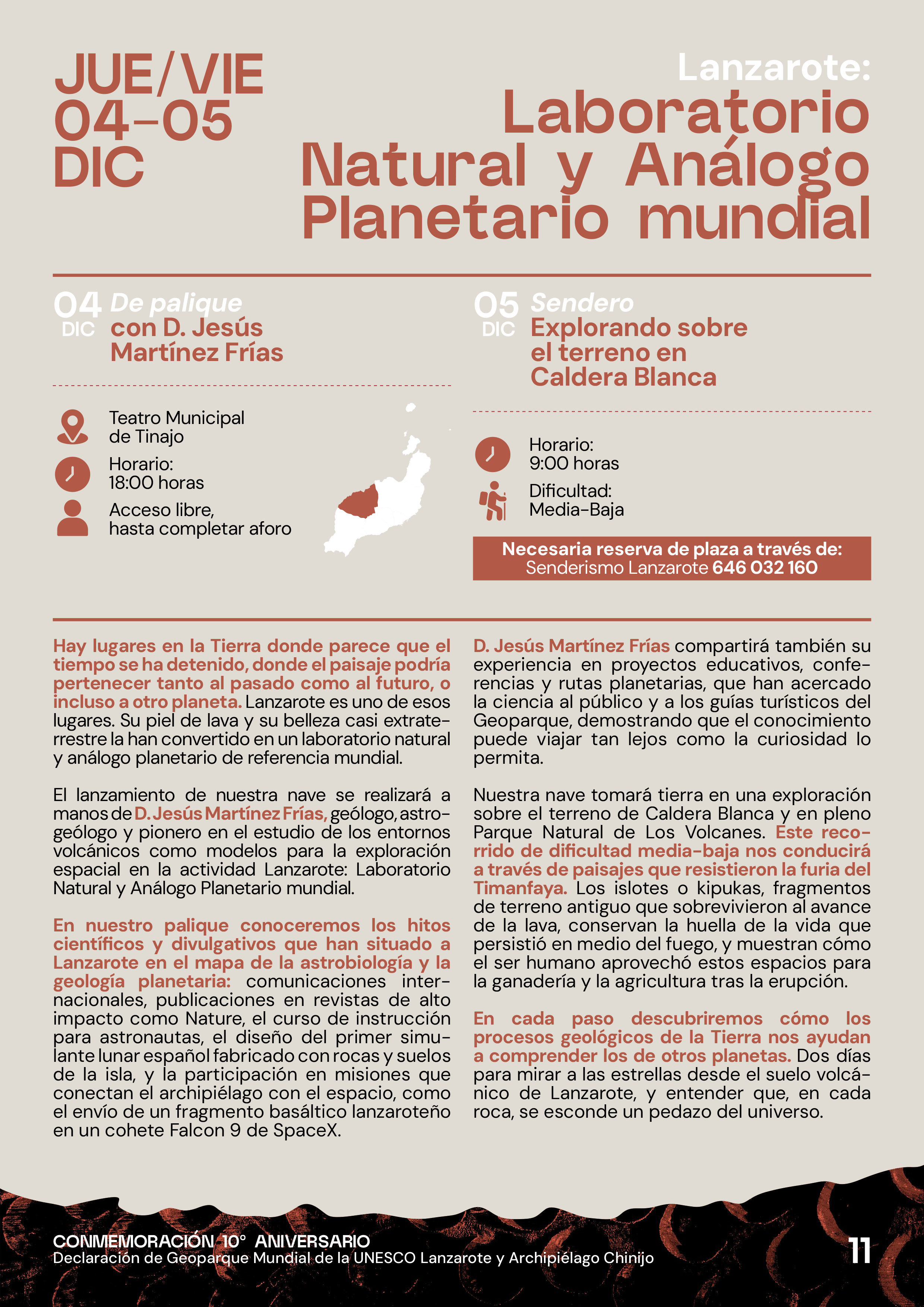 Geoparque Mundial de la UNESCO 10 Años - Jesus Martinez Frias