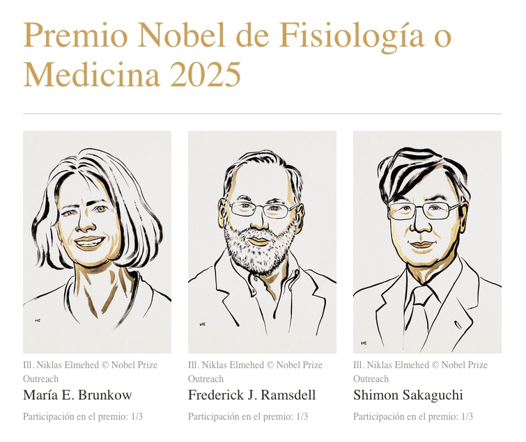 Premio Nobel de Fisiología o Medicina 2025