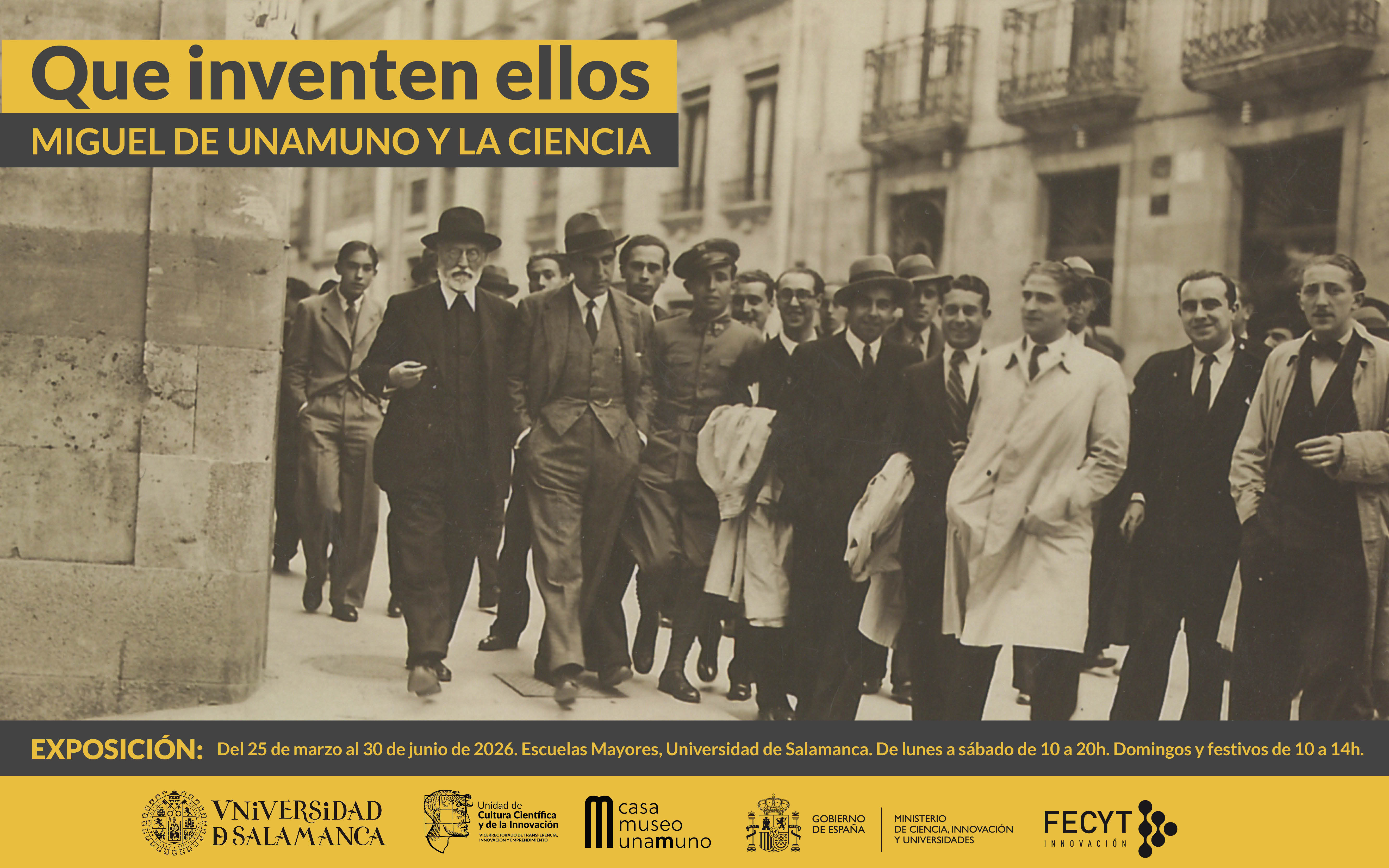 Exposición Que inventen ellos — Universidad de Salamanca