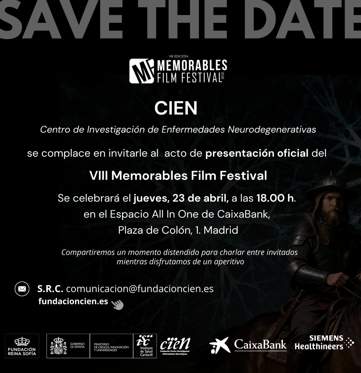 VIII Memorables Film Festival: cine y ciencia en la vanguardia de la neurodegeneración