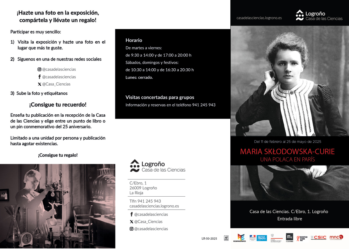 Exhibition 'Maria Sklodowska-Curie: A Polish Woman in Paris'
